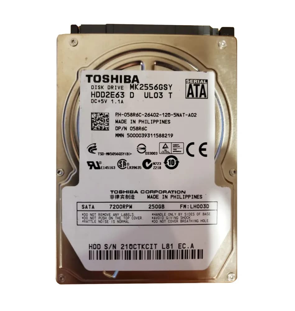 Dell 58R6C 250GB 3Gb/s SATA