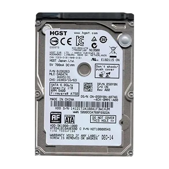 Dell 58Y8N 1TB 6Gb/s SATA