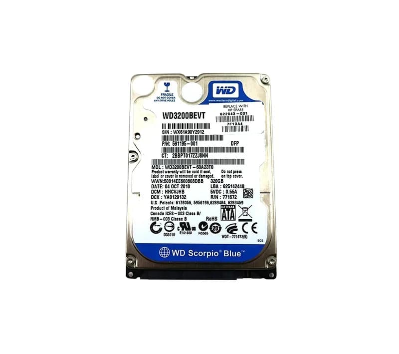 HPE 591195-001 320GB 3Gb/s SATA