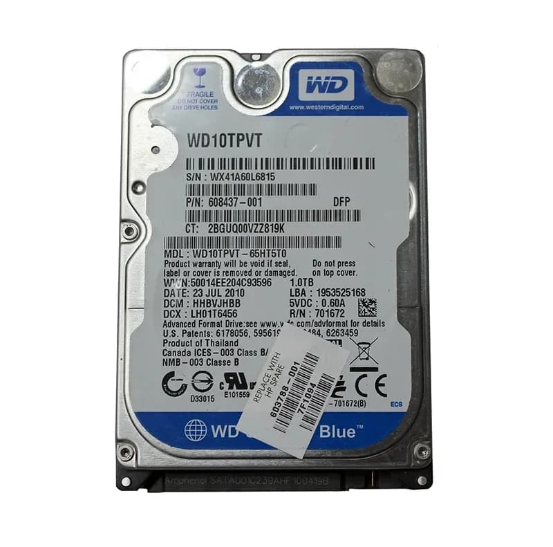 HPE 603788-001 1TB 3Gb/s SATA