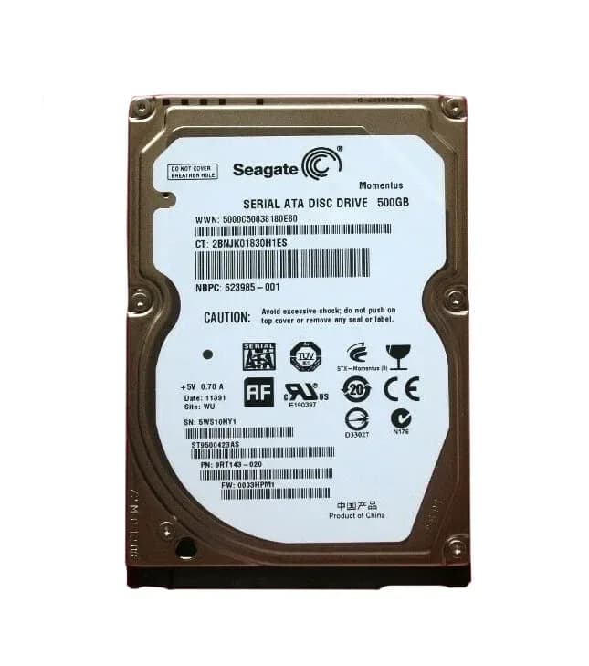 HPE 623985-001 500GB 3Gb/s SATA