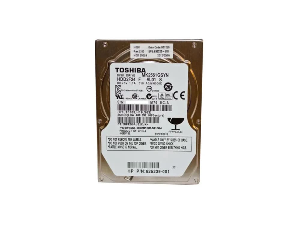 HPE 625239-001 250GB 3Gb/s SATA