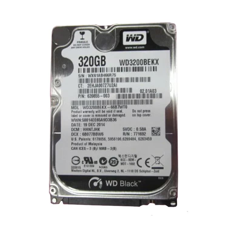 HPE 639855-003 320GB 6Gb/s SATA