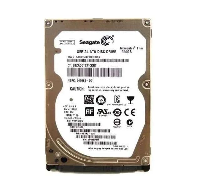 HPE 647682-001 320GB 3Gb/s SATA