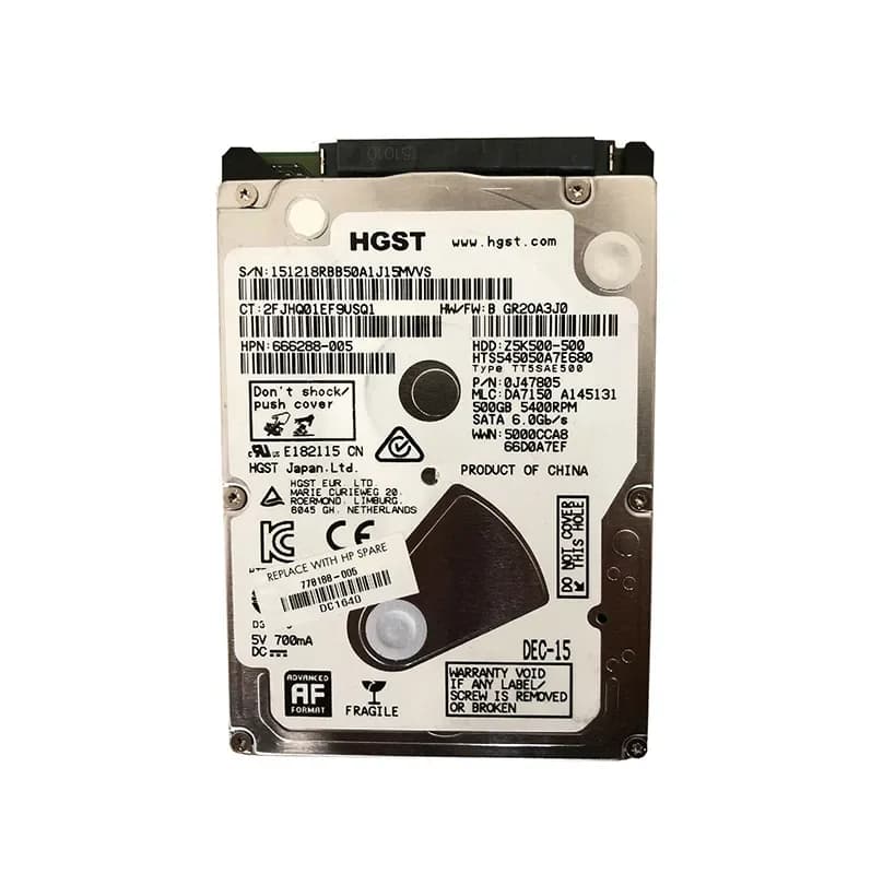 HPE 666288-005 500GB 6Gb/s SATA