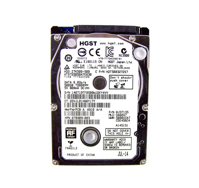 HPE 678309-003 500GB 6Gb/s SATA