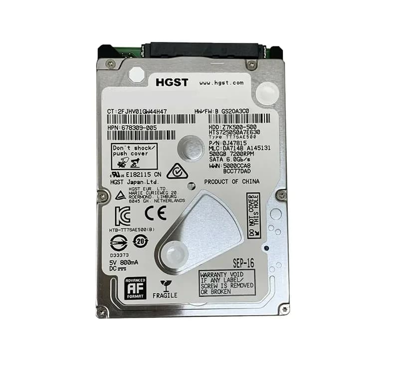 HPE 678309-005 500GB 6Gb/s SATA