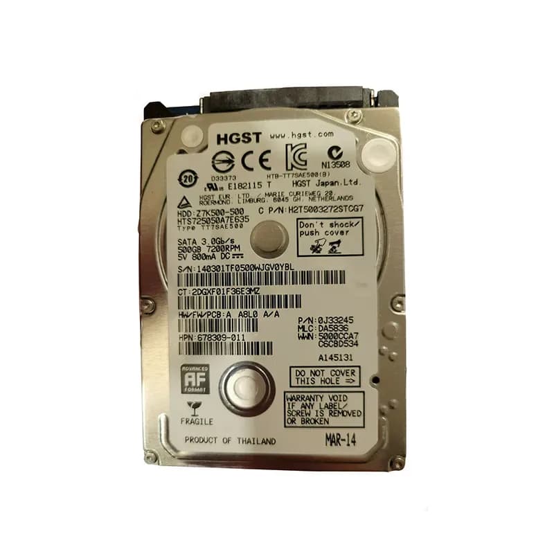 HPE 678309-011 500GB 6Gb/s SATA