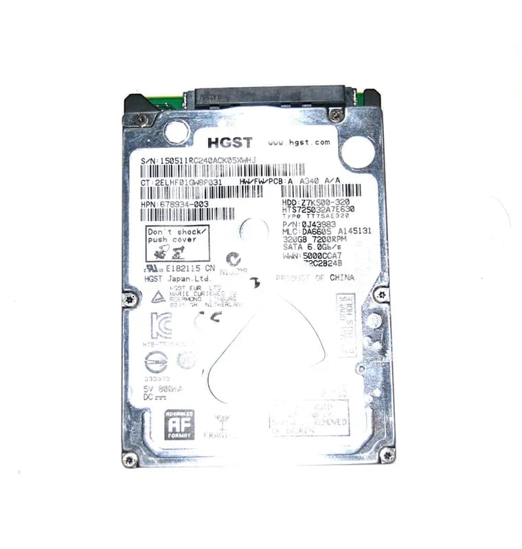 HPE 678934-003 320GB 6Gb/s SATA