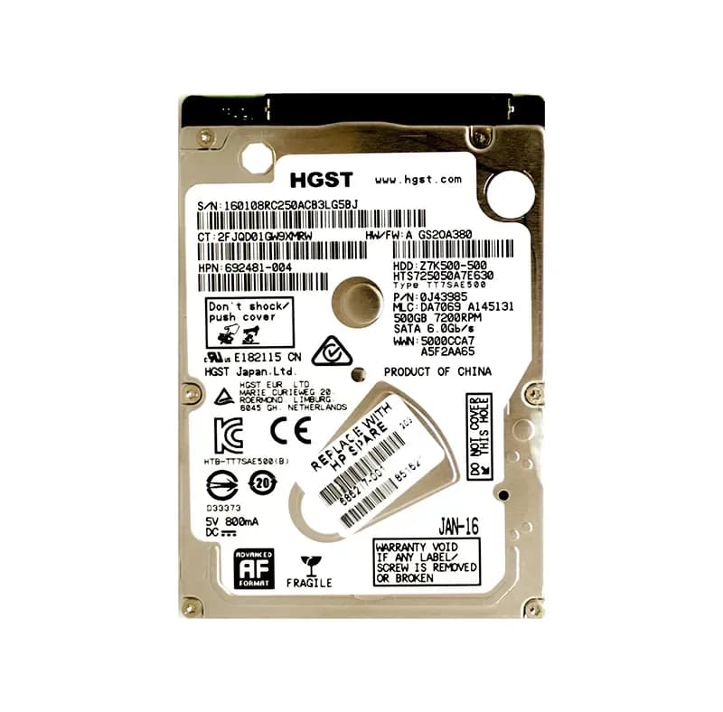 HPE 692481-004 500GB 6Gb/s SATA