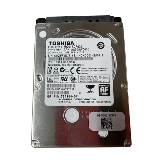 HPE 724966-001 320GB 6Gb/s SATA
