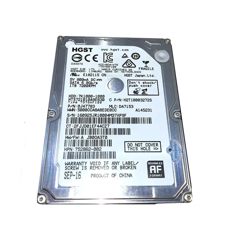 HPE 752862-002 1TB 6Gb/s SATA