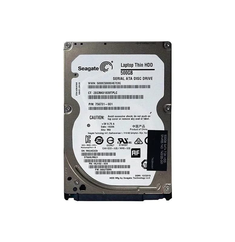 HPE 756731-001 500GB 3Gb/s SATA