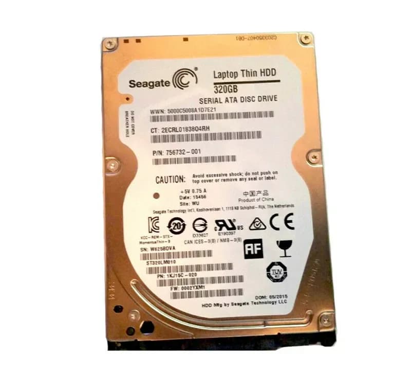 HPE 756732-001 320GB 6Gb/s SATA