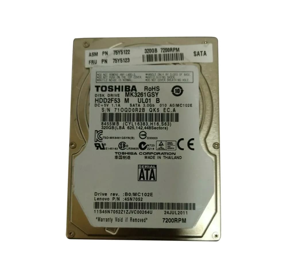 Lenovo 75Y5123 320GB 3Gb/s SATA