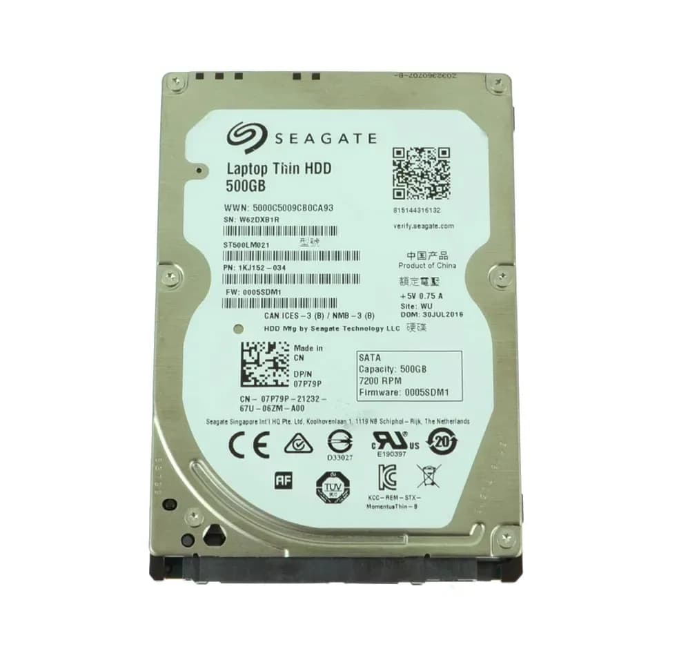 Dell 7P79P 500GB 6Gb/s SATA