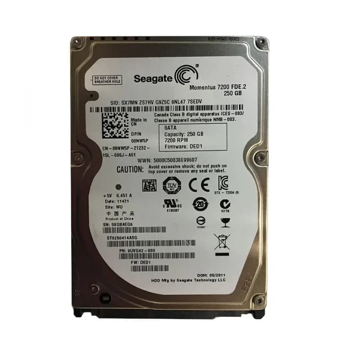 Dell 8NW5P 250GB 3Gb/s SATA