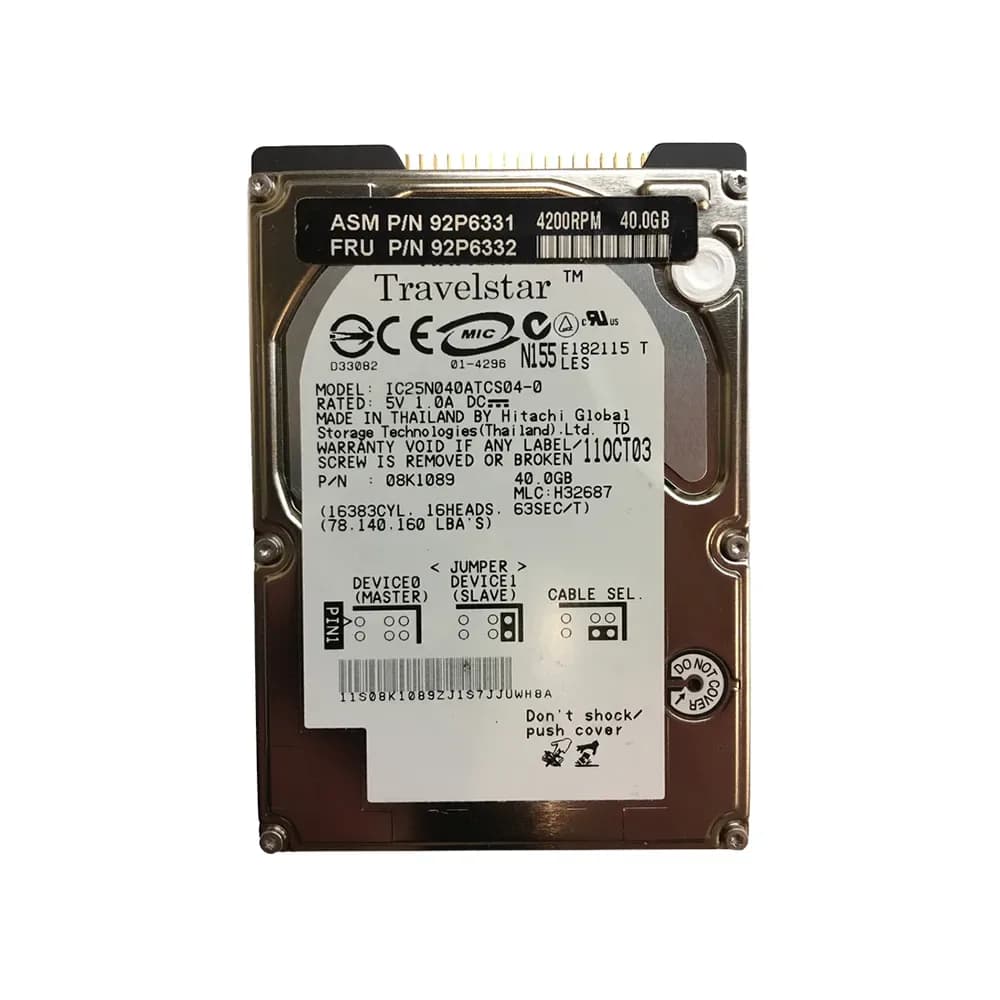 IBM 92P6332 40GB IDE Ultra ATA/100 (ATA-6)