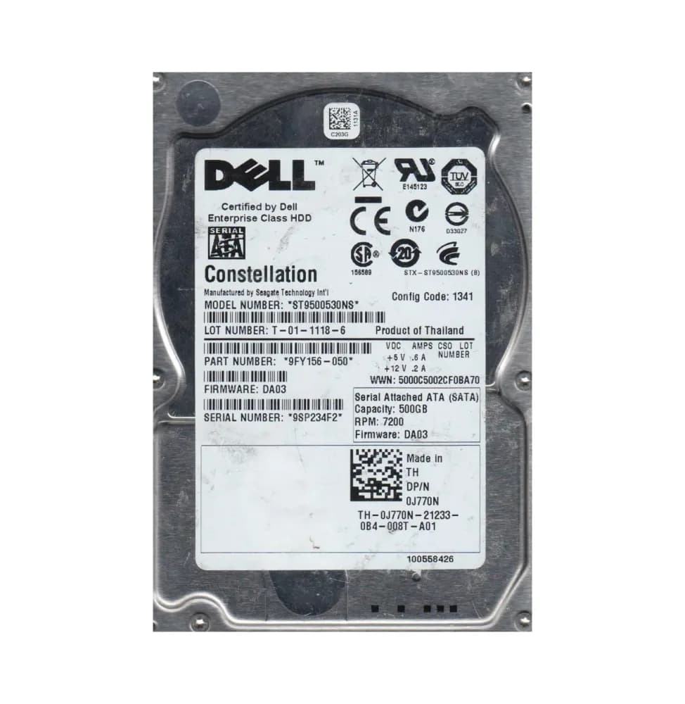 Seagate 9FY156-050 500GB 3Gb/s SATA