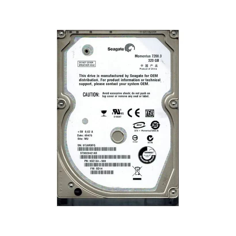 Seagate 9GE144-500 320GB 3Gb/s SATA
