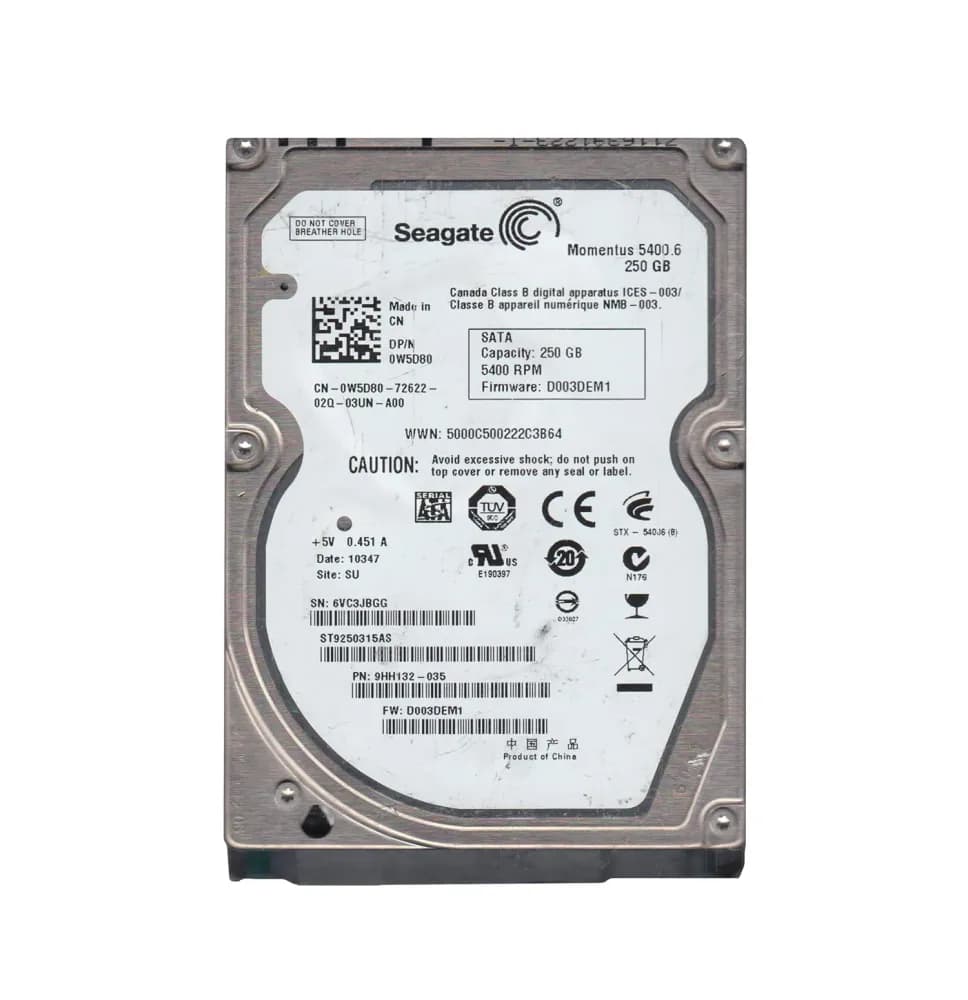 Seagate 9HH132-035 250GB 3Gb/s SATA