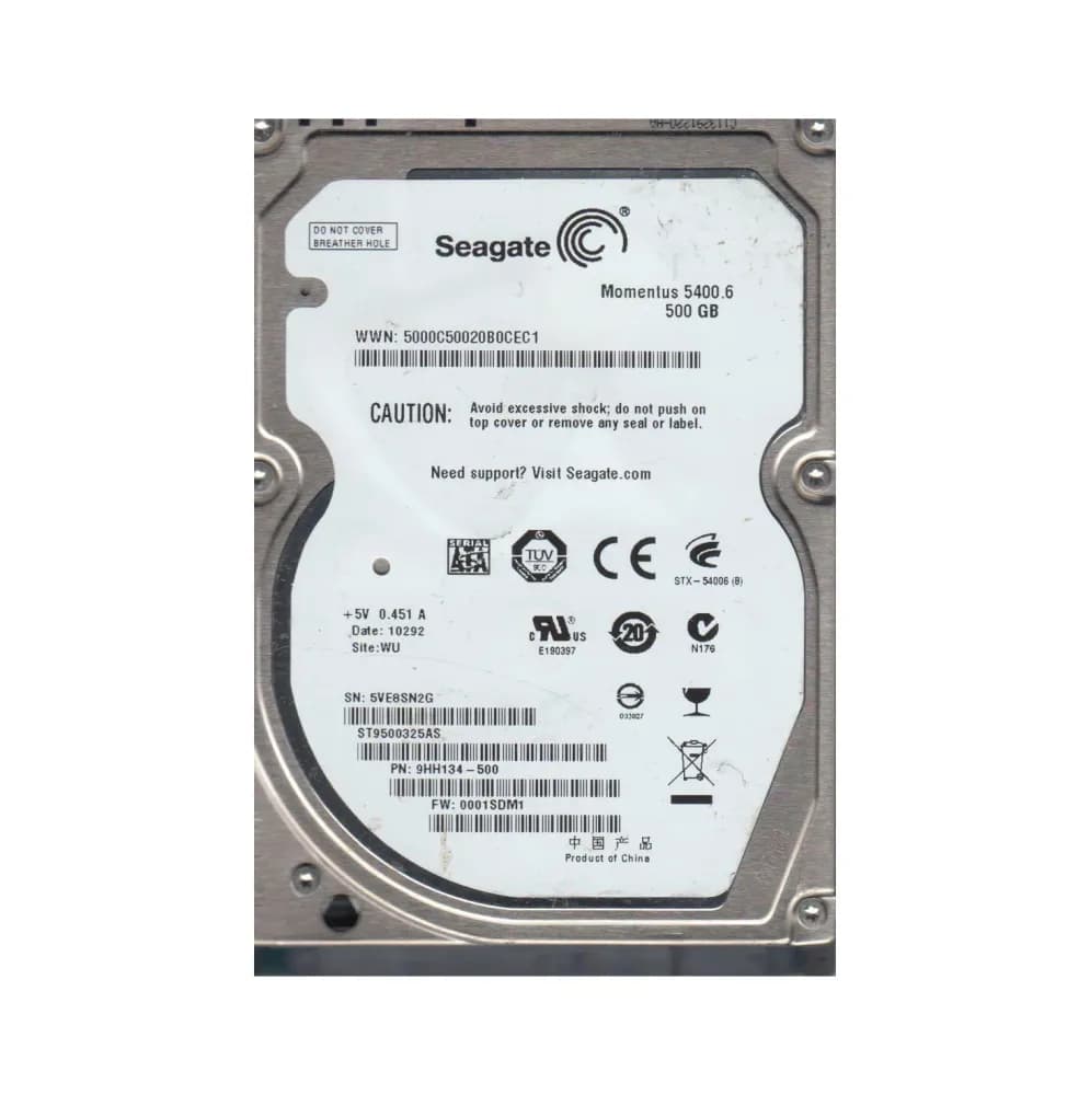 Seagate 9HH134-500 500GB 3Gb/s SATA
