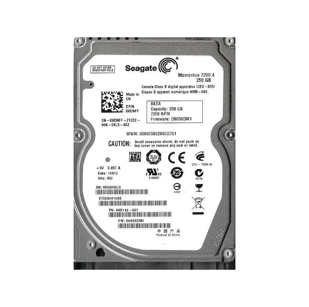 Seagate 9HV142-037 250GB 3Gb/s SATA