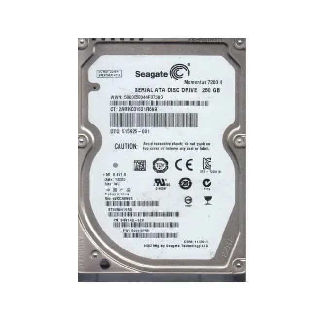 Seagate 9HV142-620 250GB 3Gb/s SATA