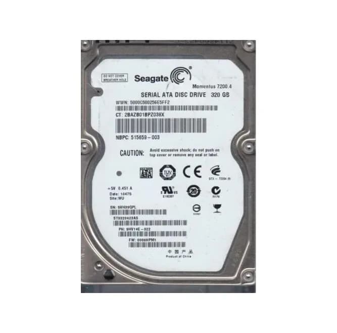 Seagate 9HV14E-022 320GB 3Gb/s SATA