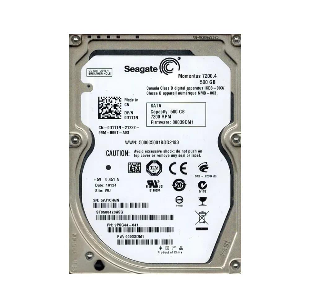 Seagate 9PSG44-041 500GB 3Gb/s SATA