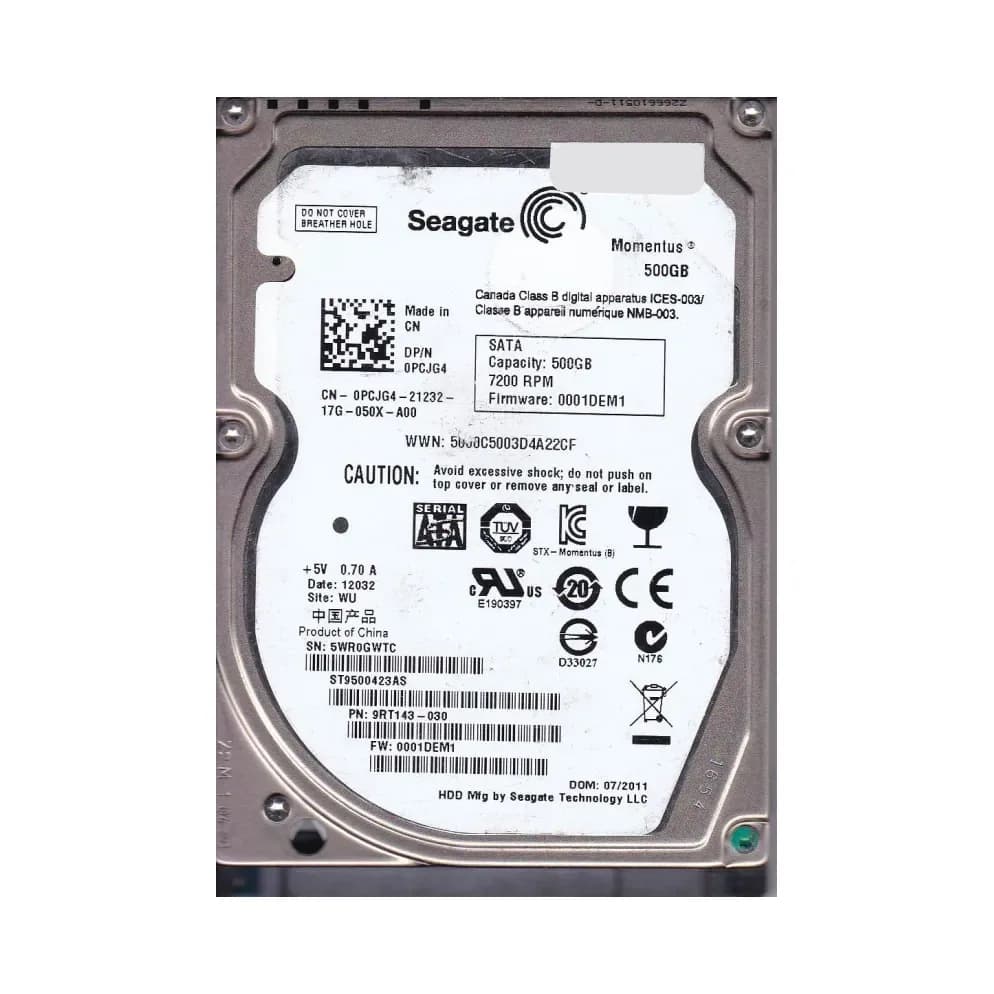 Seagate 9RT143-030 500GB 3Gb/s SATA