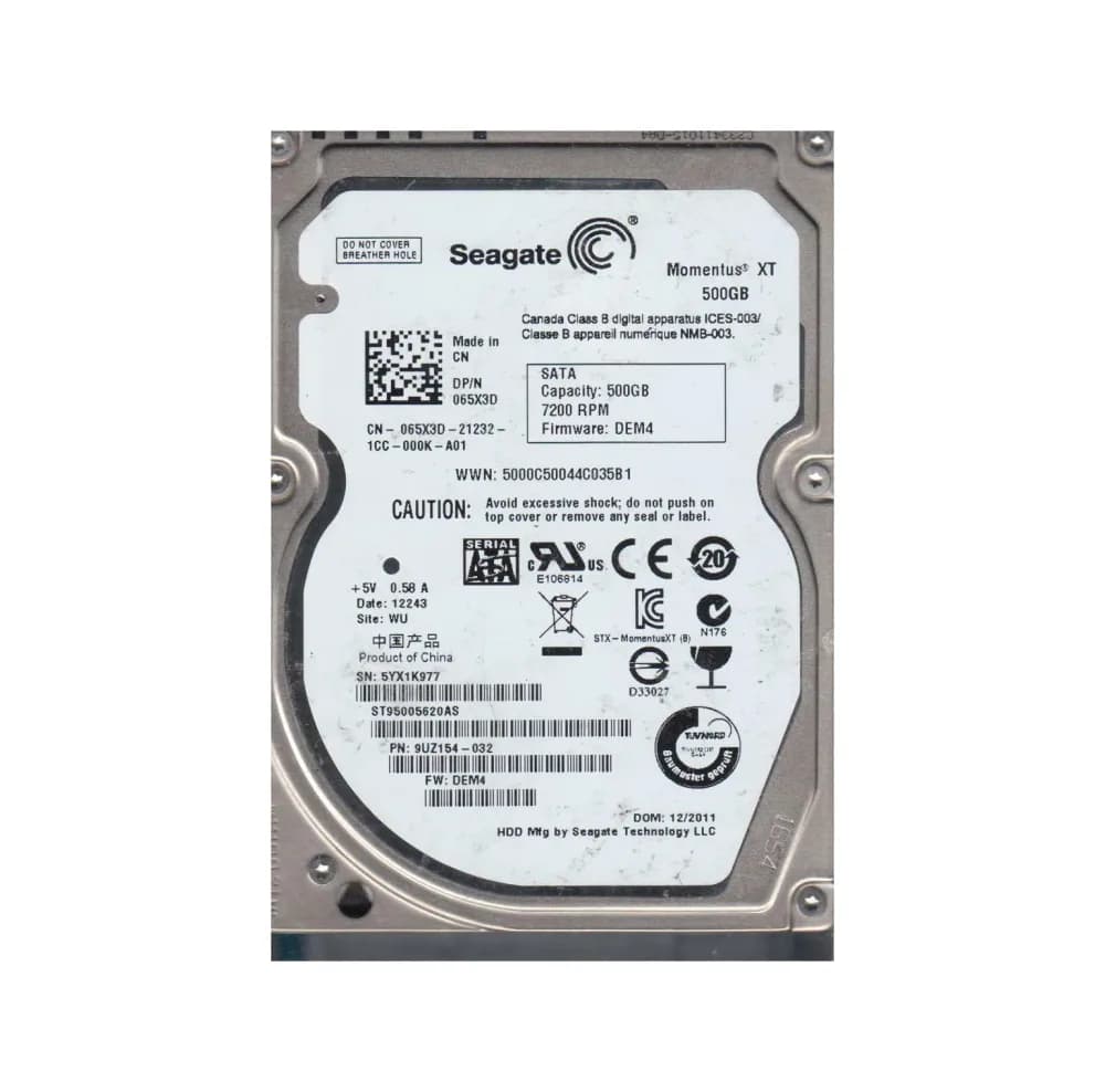 Seagate 9UZ154-032 500GB 3Gb/s SATA