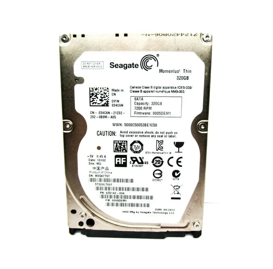 Seagate 9ZV142-034 320GB 3Gb/s SATA