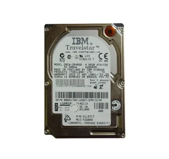 IBM DBCA-204860 4.8GB IDE Ultra ATA/33 (ATA-4)