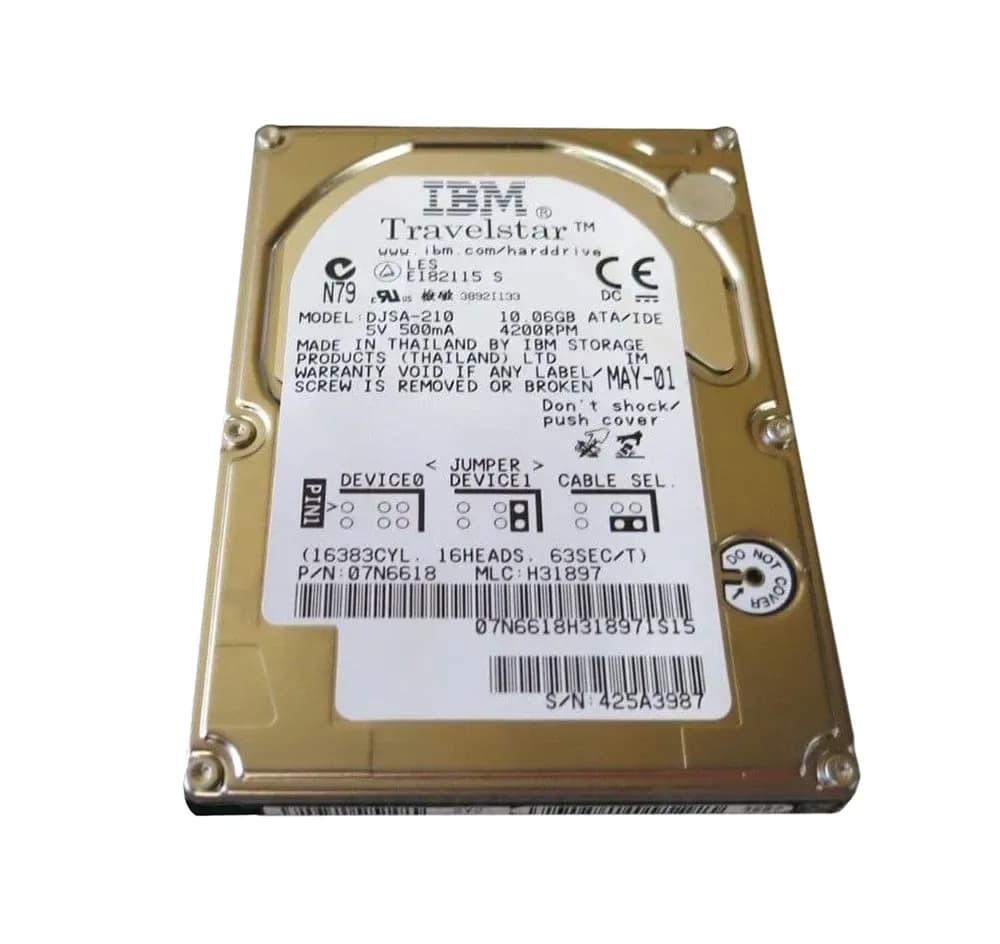 IBM DJSA-210 10GB IDE Ultra ATA/66 (ATA-5)
