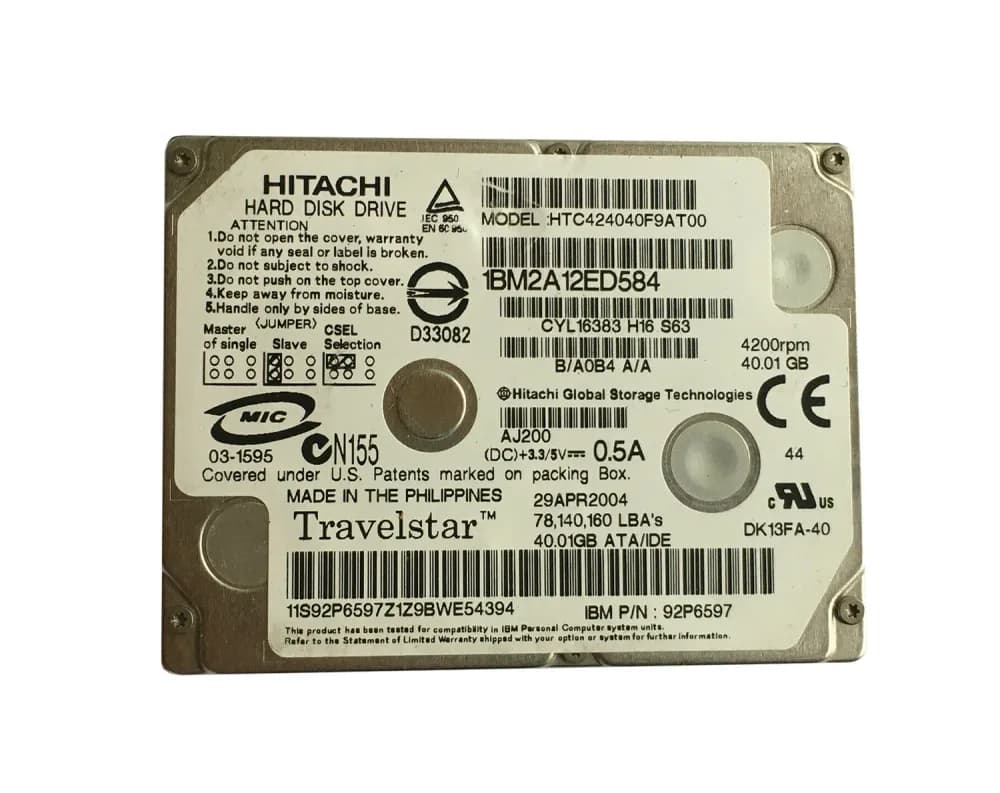 Hitachi DK13FA-40 40GB IDE Ultra ATA/66 (ATA-5)