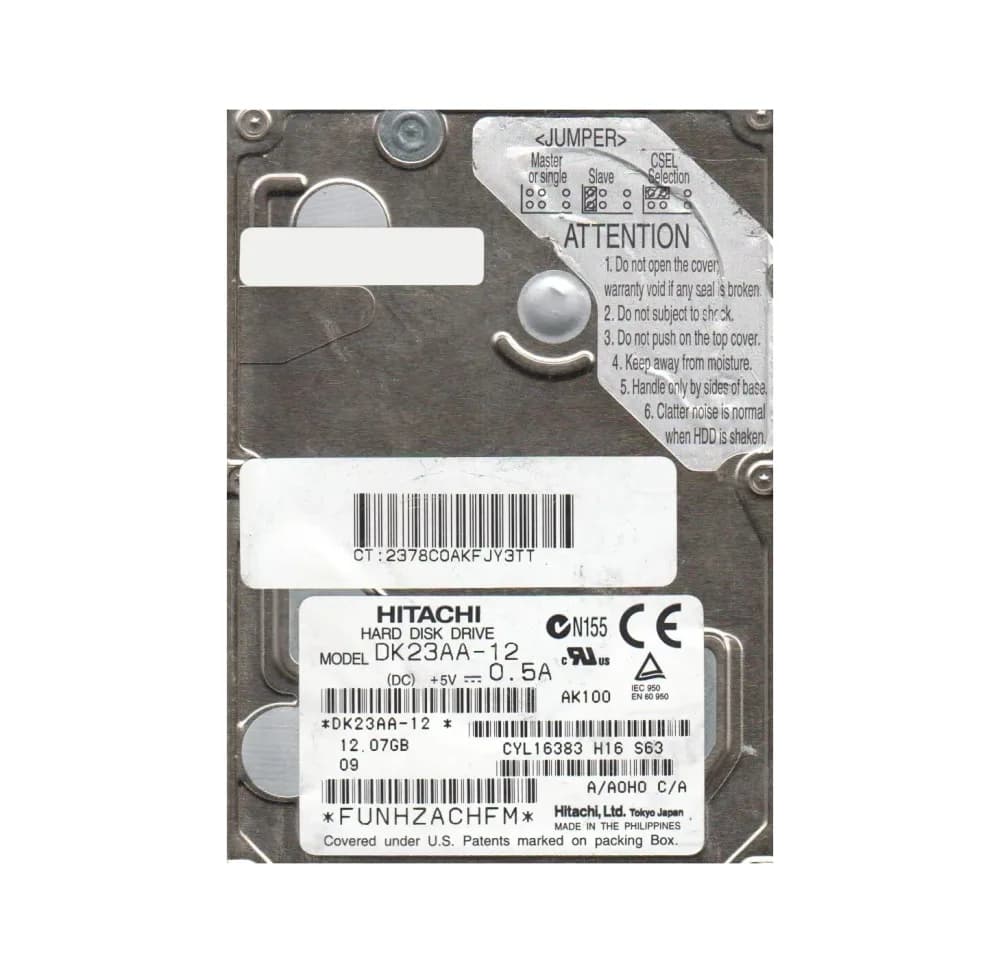 HGST DK23AA-12 12.7GB IDE Ultra ATA/33 (ATA-4)