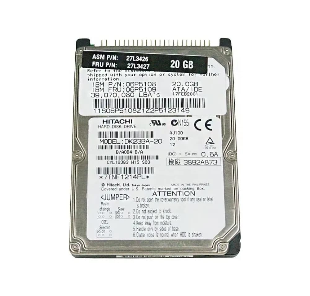 HGST DK23BA-20 20GB IDE Ultra ATA/66 (ATA-5)
