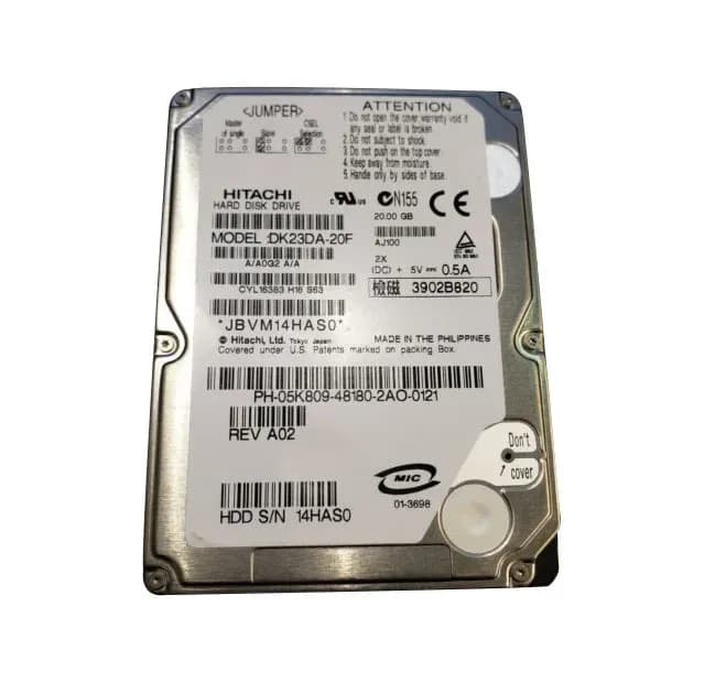 HGST DK23DA-20F 20GB IDE Ultra ATA/66 (ATA-5)