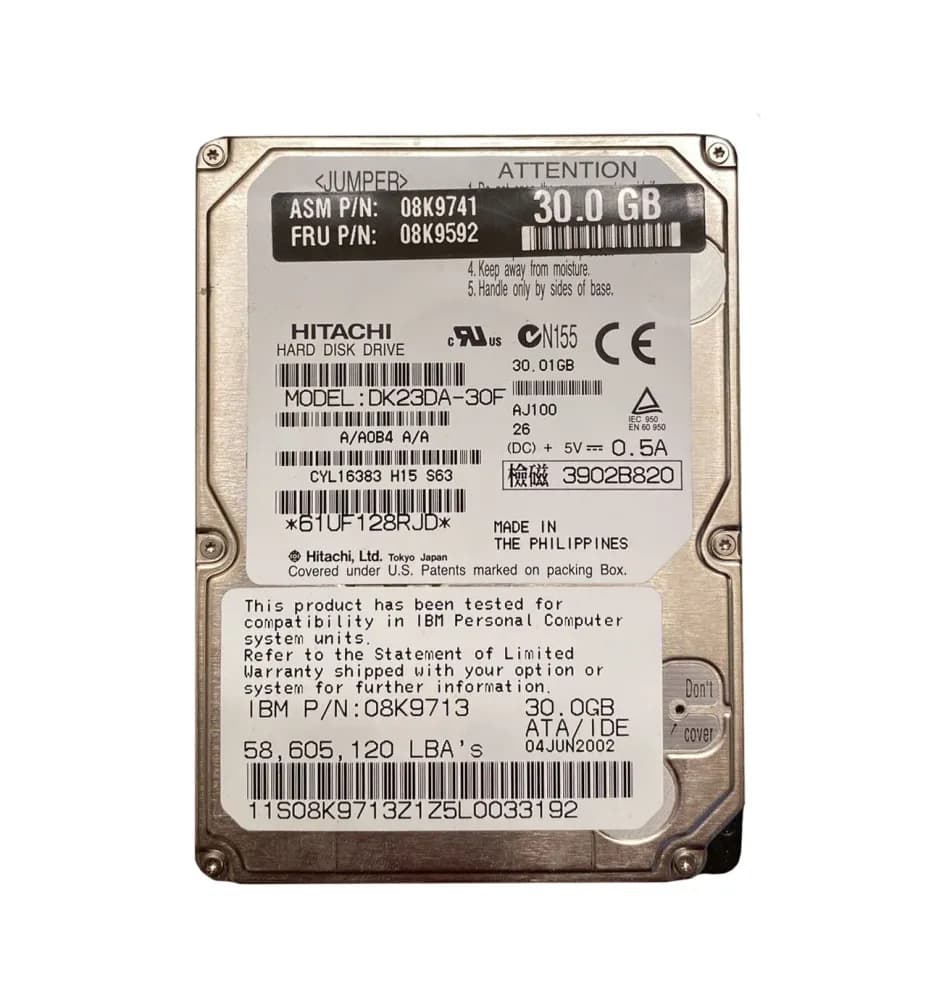 Hitachi DK23DA-30F 30GB