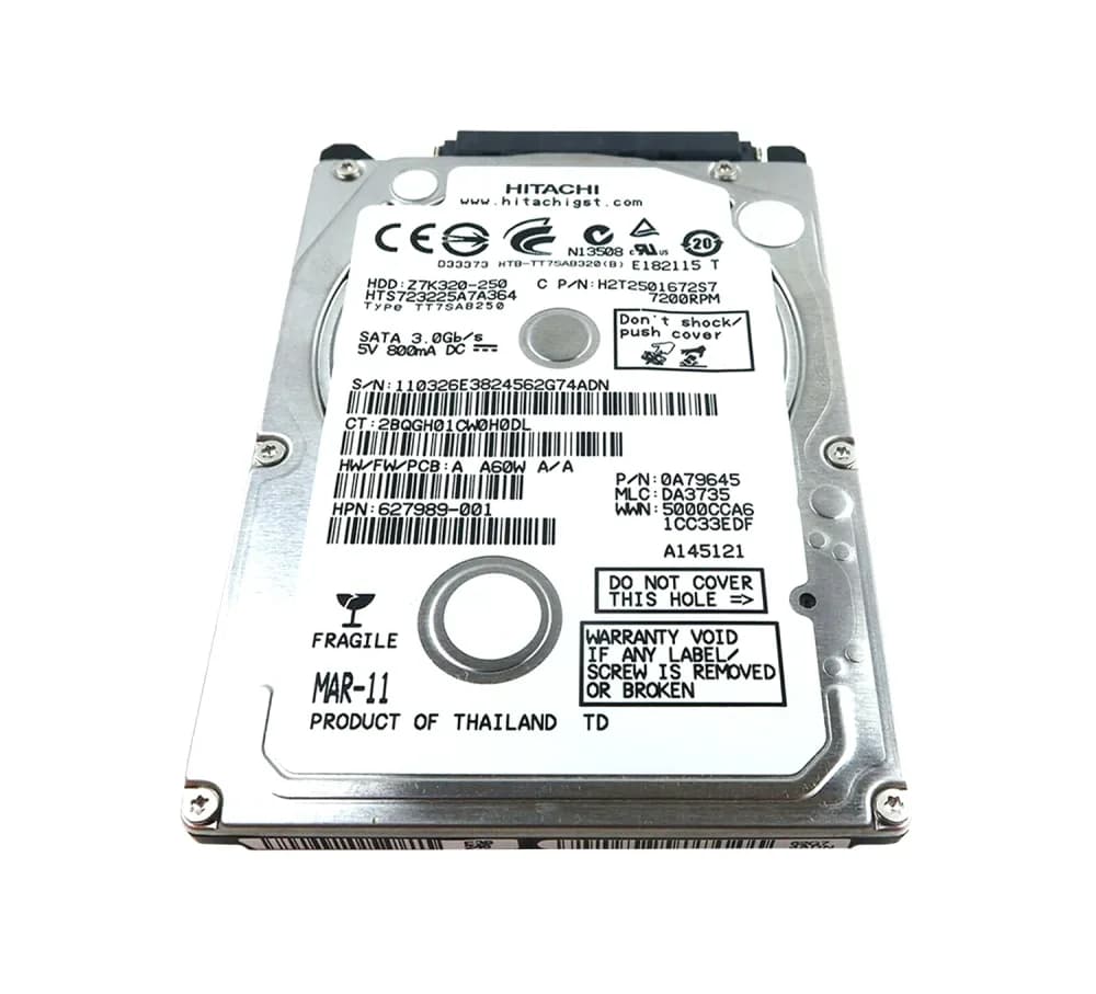 HGST H2T2501672S7 250GB 3Gb/s SATA