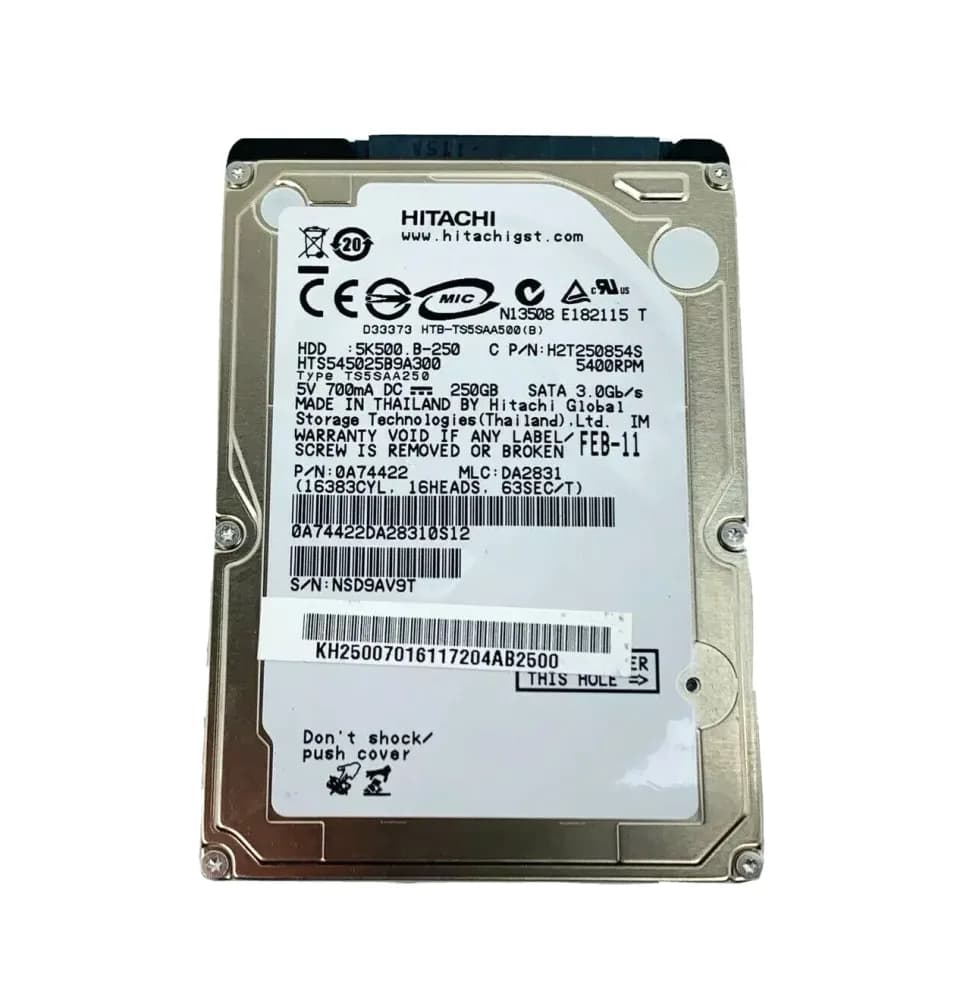 Hitachi H2T250854S 250GB 3Gb/s SATA