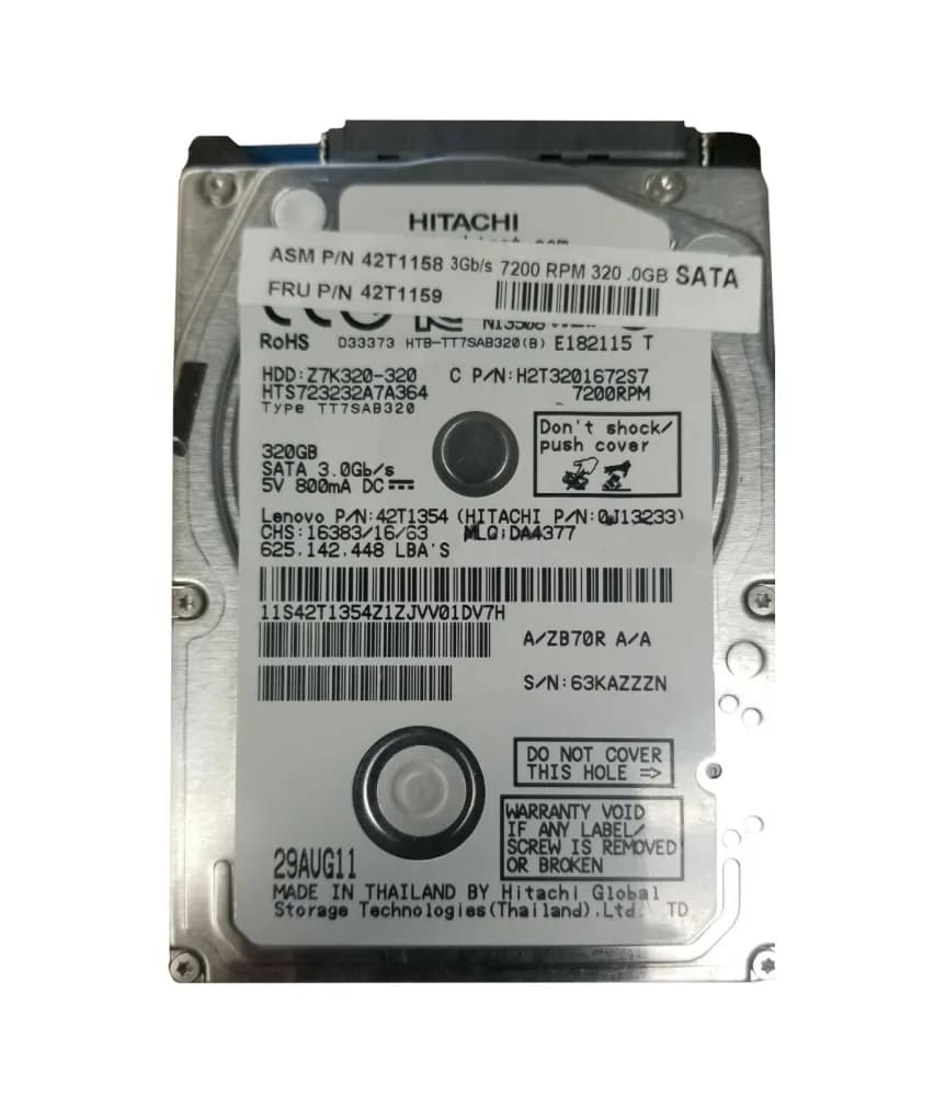 Hitachi H2T3201672S 320GB 3Gb/s SATA