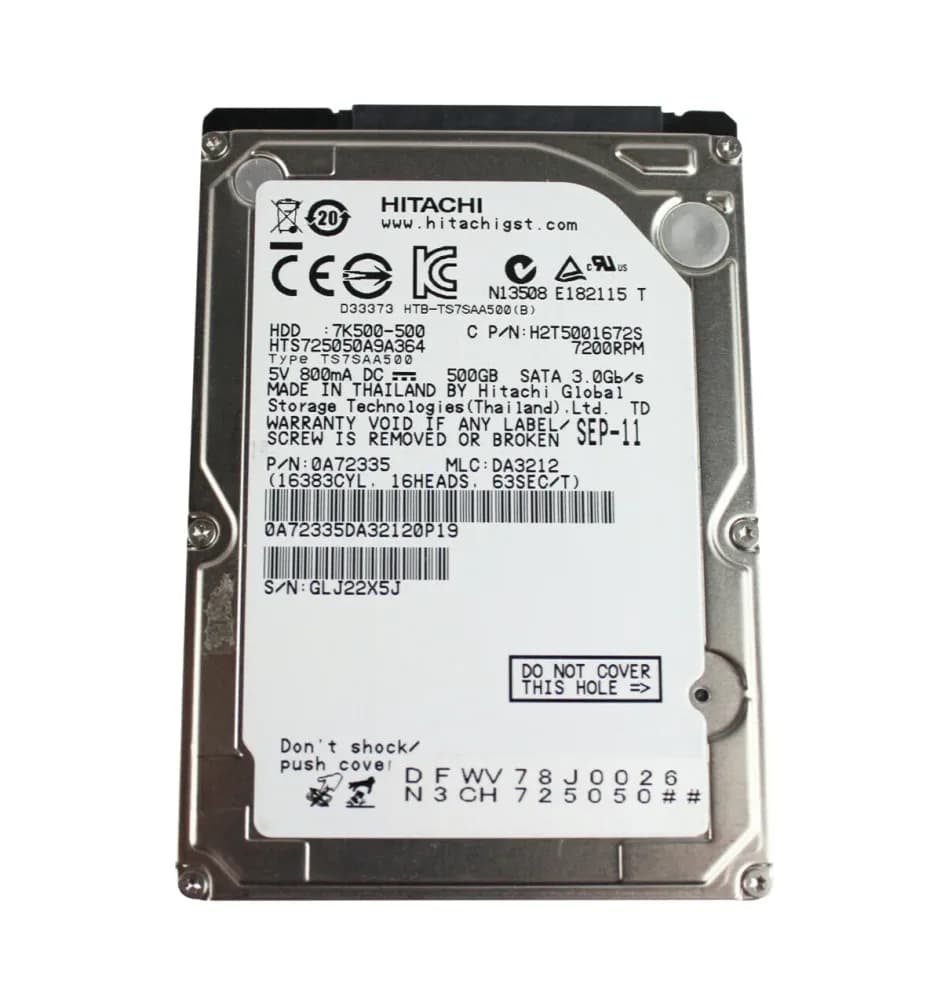 HGST H2T5001672S 500GB 3Gb/s SATA