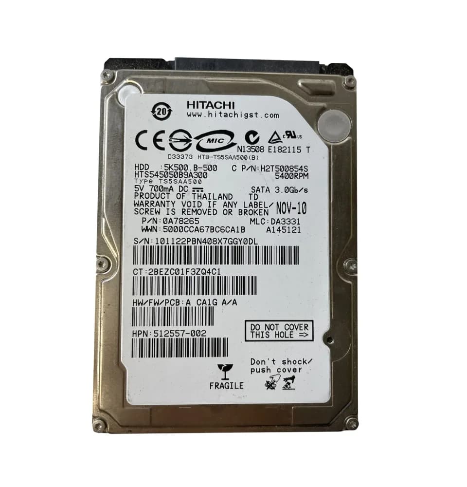 Hitachi H2T500854S 500GB 3Gb/s SATA
