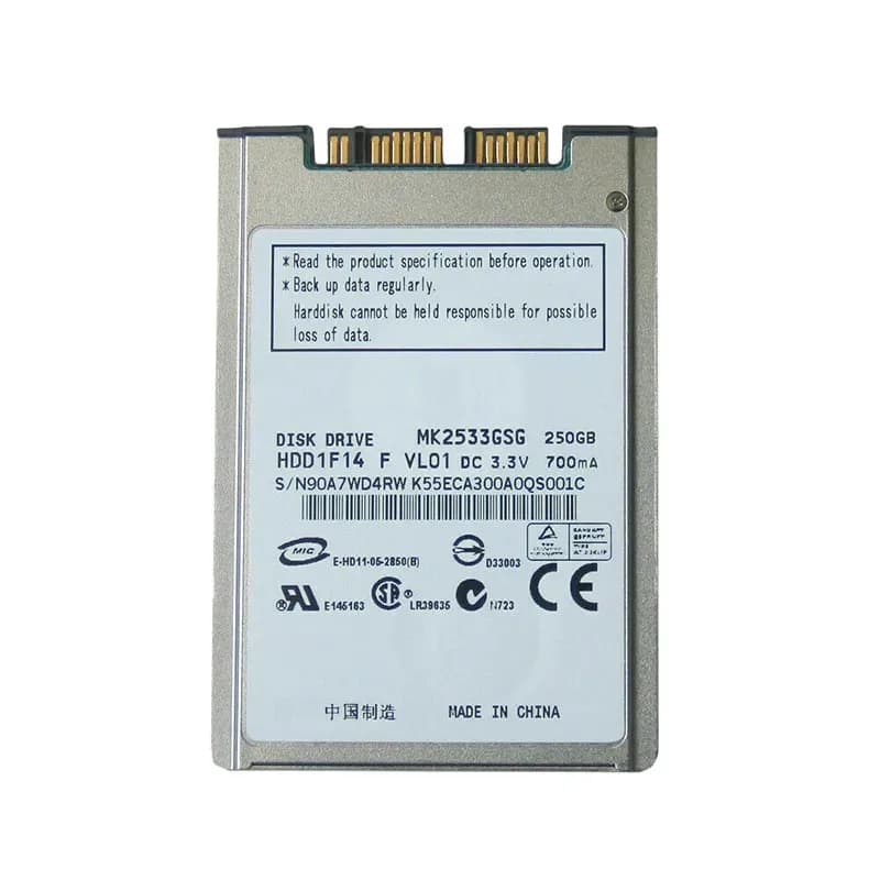 Toshiba HDD1F14 250GB 3Gb/s SATA