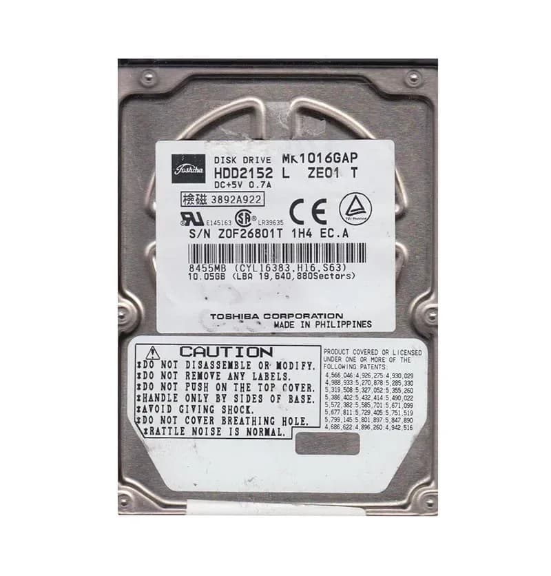 Toshiba HDD2152 10GB IDE Ultra ATA/66 (ATA-5)