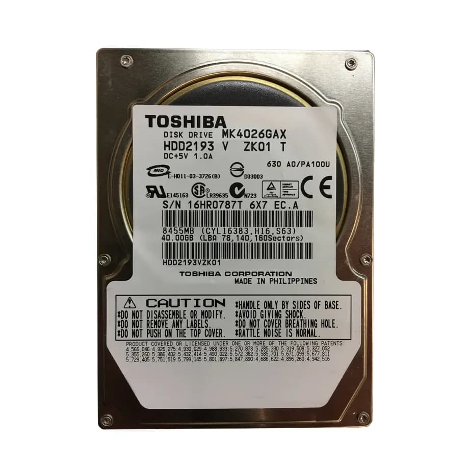 Toshiba HDD2193 40GB IDE Ultra ATA/100 (ATA-6)