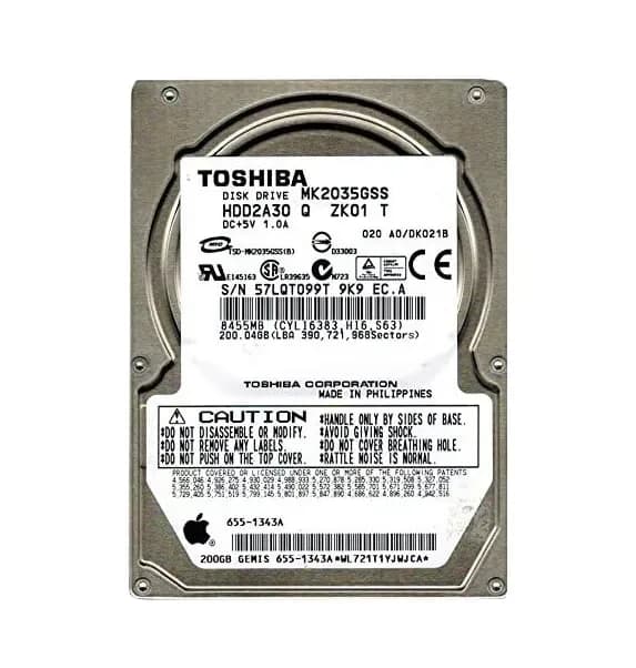 Toshiba HDD2A30 200GB 1.5Gb/s SATA