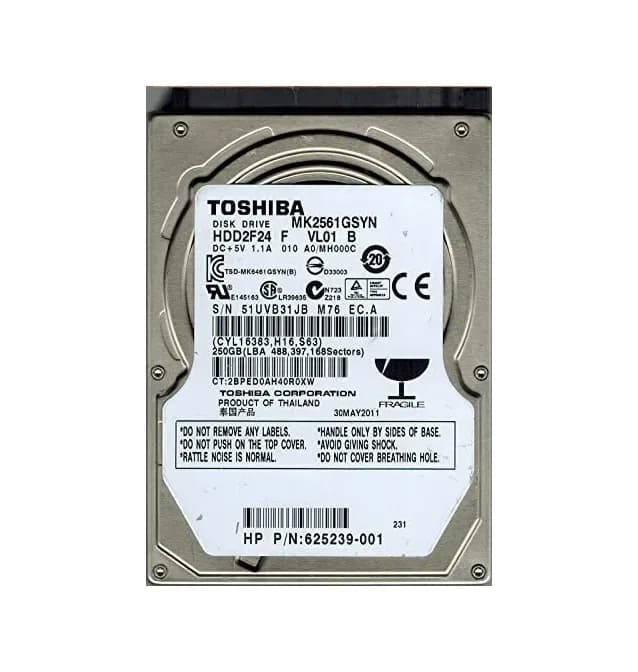 Toshiba HDD2F24 250GB 3Gb/s SATA